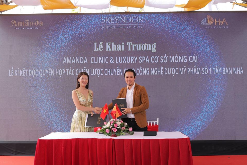 Amanda Clinic& Luxury Spa độc quyền phân phối Skeyndor tại Tp Móng Cái